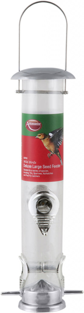 Ambassador Wild Birds Deluxe Large Seed Feeder