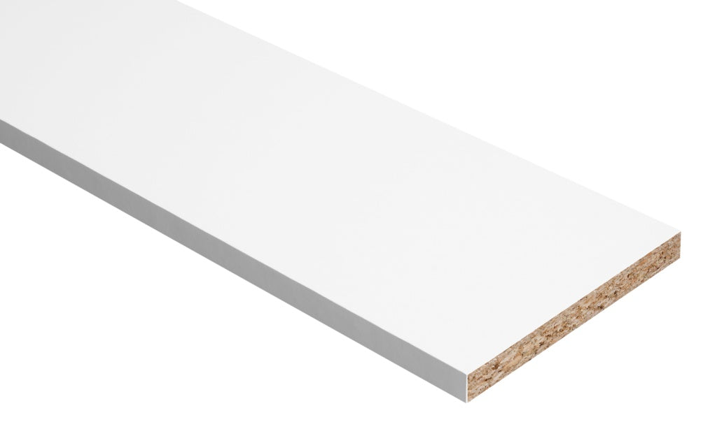 Contiboard White Satin 150mm(6") Clevedon DIY