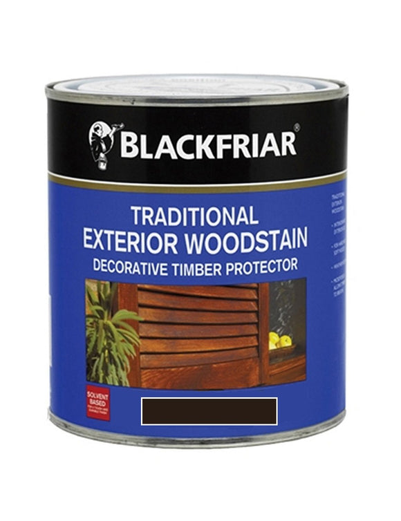 Blackfriars Trad Ext Woodstain 500ml Ebony