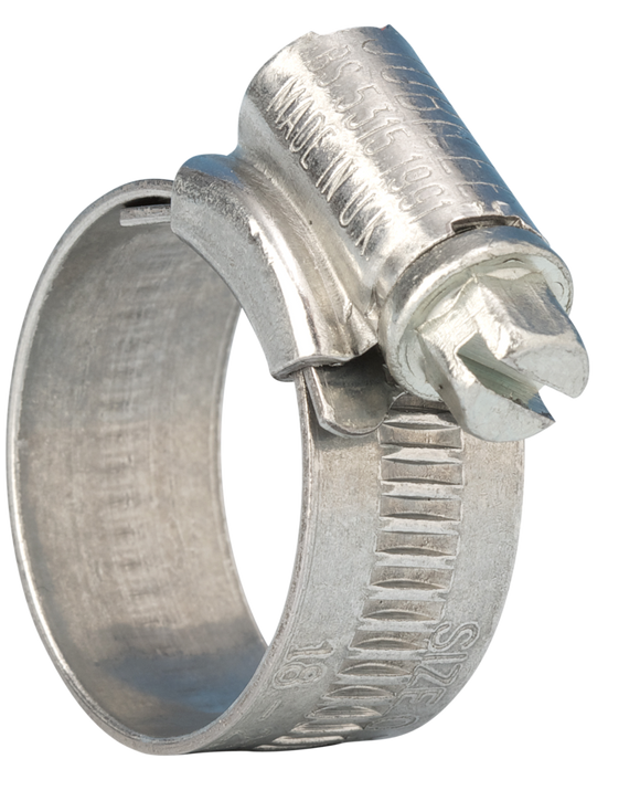 Size 0x Jubilee Hose Clip Bzp 18-25mm