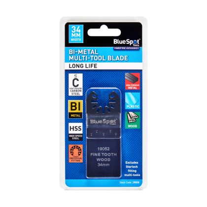 Multi-Functional Flush Cut Wood Blade 34mm Crv