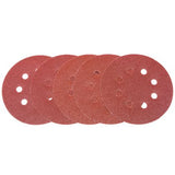 Blue Spot Tools 125mm 5 Pack 60 Grit Sanding Disc