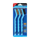 Blue Spot Tools 7" 3PCE Mini Wire Brush Set