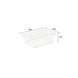 Crystal 4L Box & Lid Clear