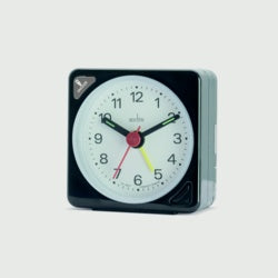 Acctim Ingot Mini Alarm Clock Black