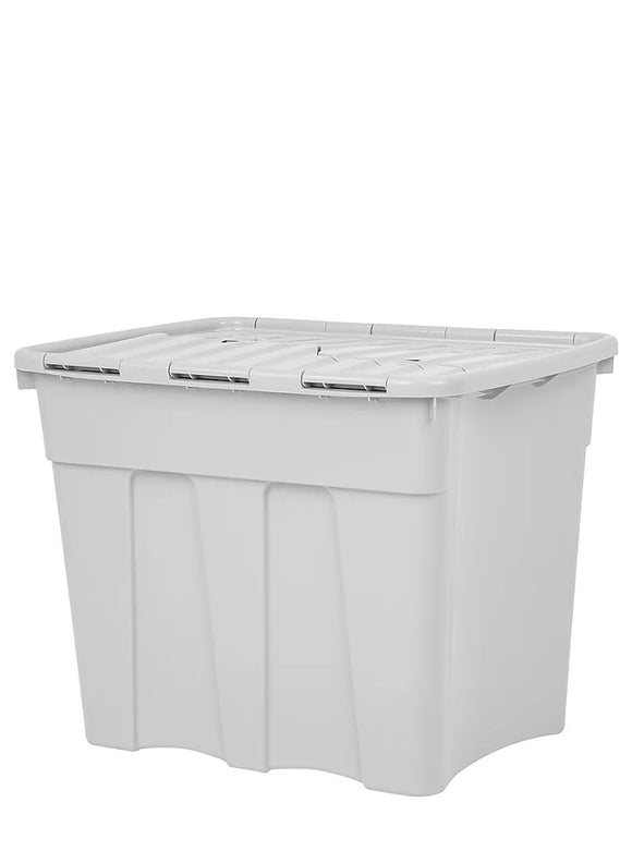 80L Croc Box & Lid Soft Grey