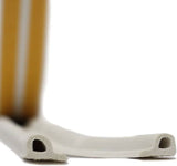 Woodside EPDM P Rubber Strip 5m White