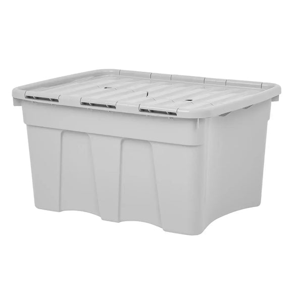 54L Croc Box & Lid Soft Grey