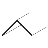 Angle 19mm White 2.44M