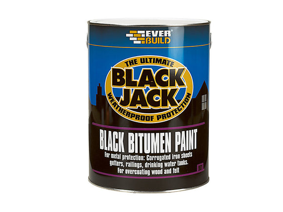 Everbuild Black Bitumen Paint 1L