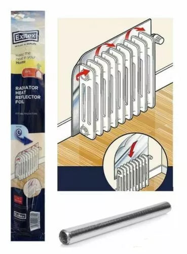 Exitex Radiator Foil Silver 500mm x 5M