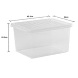 Crystal 31L Box & Lid Clear