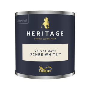 Dulux Trade Heritage Tester Ochre White 125ml