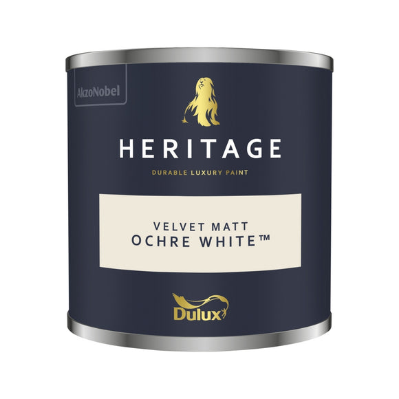 Dulux Trade Heritage Tester Ochre White 125ml