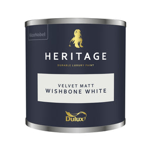 Dulux Trade Heritage Tester Wishbone White 125ml