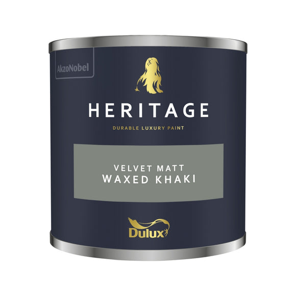 Dulux Trade Heritage Tester Waxed Khaki 125ml