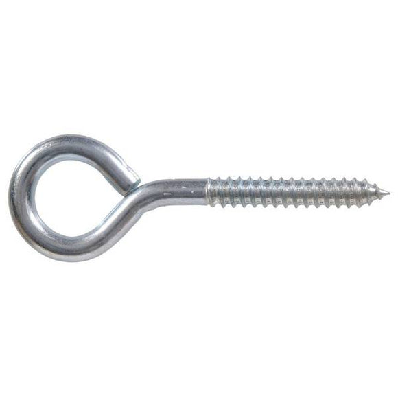 Screw Eyes BZP Steel 30mm Pack of 6