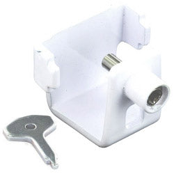 Securit Window Stay Clamp White (2) Universal