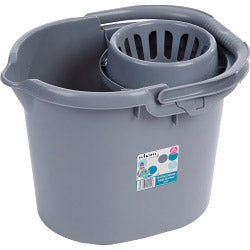 Wham Mop Bucket - 16L (Silver) 40cm x 30cm x 29.5cm