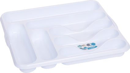 Casa Cutlery Tray Ice White Large