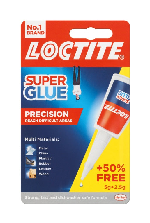 Loctite Super Glue Precision 5g Plus 50% Free