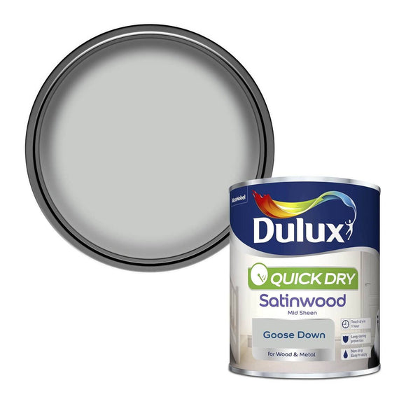 Dulux Quick Dry Satinwood Goose Down 750ml