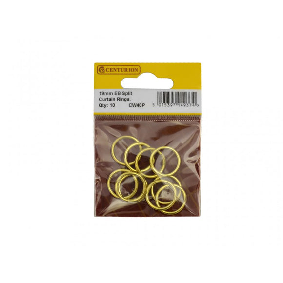 Split Curtain Rings EB Internal Dia Pack Of 10
