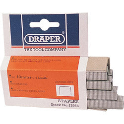 Draper Heavy Duty Staples (Box of 1000) 10mm