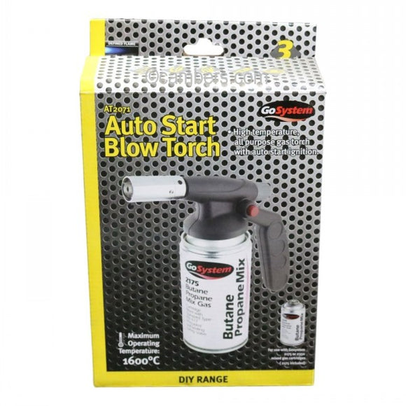 GoSystem Auto Start Gas Blow Torch – Clevedon DIY