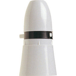 Dencon 1/2" Switched Lamp Holder White, T1 Long Skirt to BSE