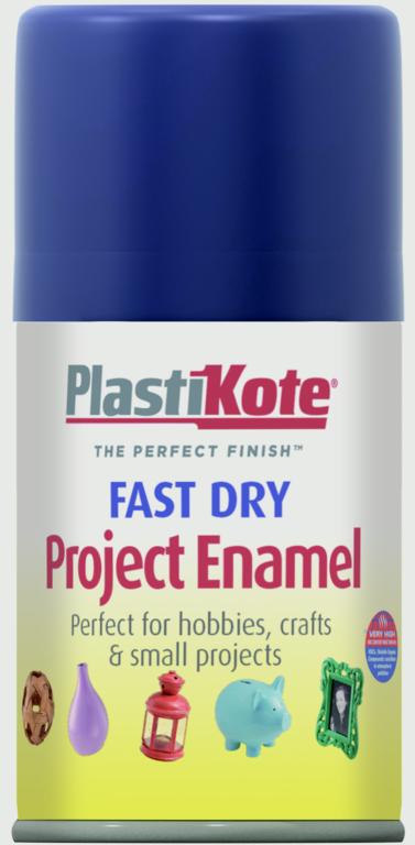 Plastikote Fast Dry Enamel Spray Paint Night Blue 100ml