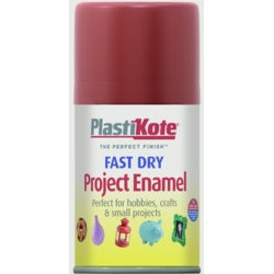 Plastikote Fast Dry Enamel Spray Paint Insignia Red 100ml