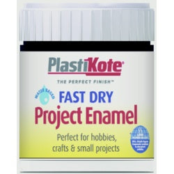 Plastikote Fast Dry Enamel Brush On Black Gloss - 59ml