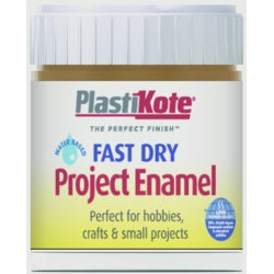 Plastikote Fast Dry Enamel Brush On Nut Brown - 59ml