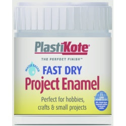 Plastikote Fast Dry Enamel Brush On Chrome - 59ml