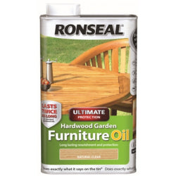 Ronseal Hardwood Furniture Oil 500ml Natural Clear