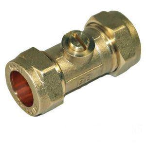 15mm Brass Isolation Valve