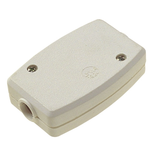 Dencon 13A 3 Terminal Fixed Connector White