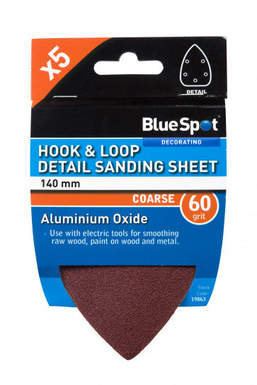 Blue Spot Hook And Loop Detail Sheets Course 5Pk