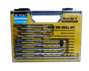 Blue Spot Tools 8 Pce SDS Drill Bit Set (5-12mm)