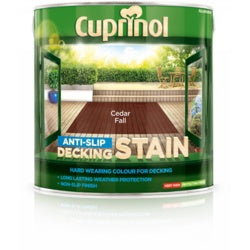 Cuprinol Anti Slip Decking Stain 2.5L Cedar Fall