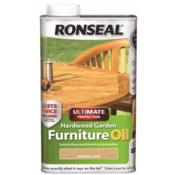 Ronseal Hardwood Furniture Oil 1L Natural Oak