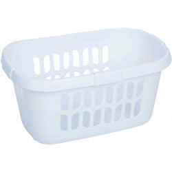 Casa Hipster Laundry Basket 59.00 x 39.00 x 30.50 cm Ice Whi