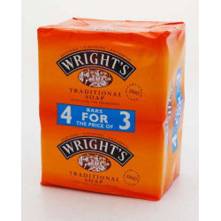 Wrights Wrights 4 For 3 Soap 125g