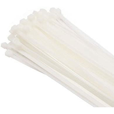 100mmx2.5mm Natural Cable Ties Pack of 100