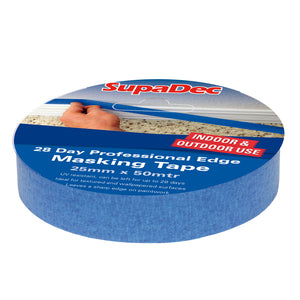 SupaDec 28 Day Professional Edge Masking Tape 25mm x 50m