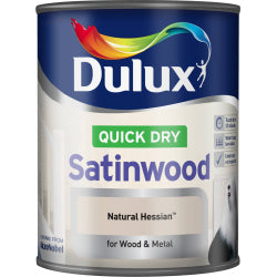 Dulux Quick Dry Satinwood 750ml Natural Hessian
