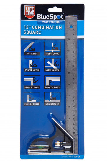 Blue Spot Combination Square 300mm (12In)