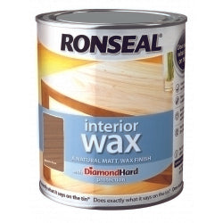 Ronseal Interior Wax Matt 750ml Rustic Pine