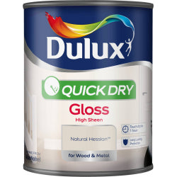 Dulux Quick Dry Gloss 750ml Natural Hessian